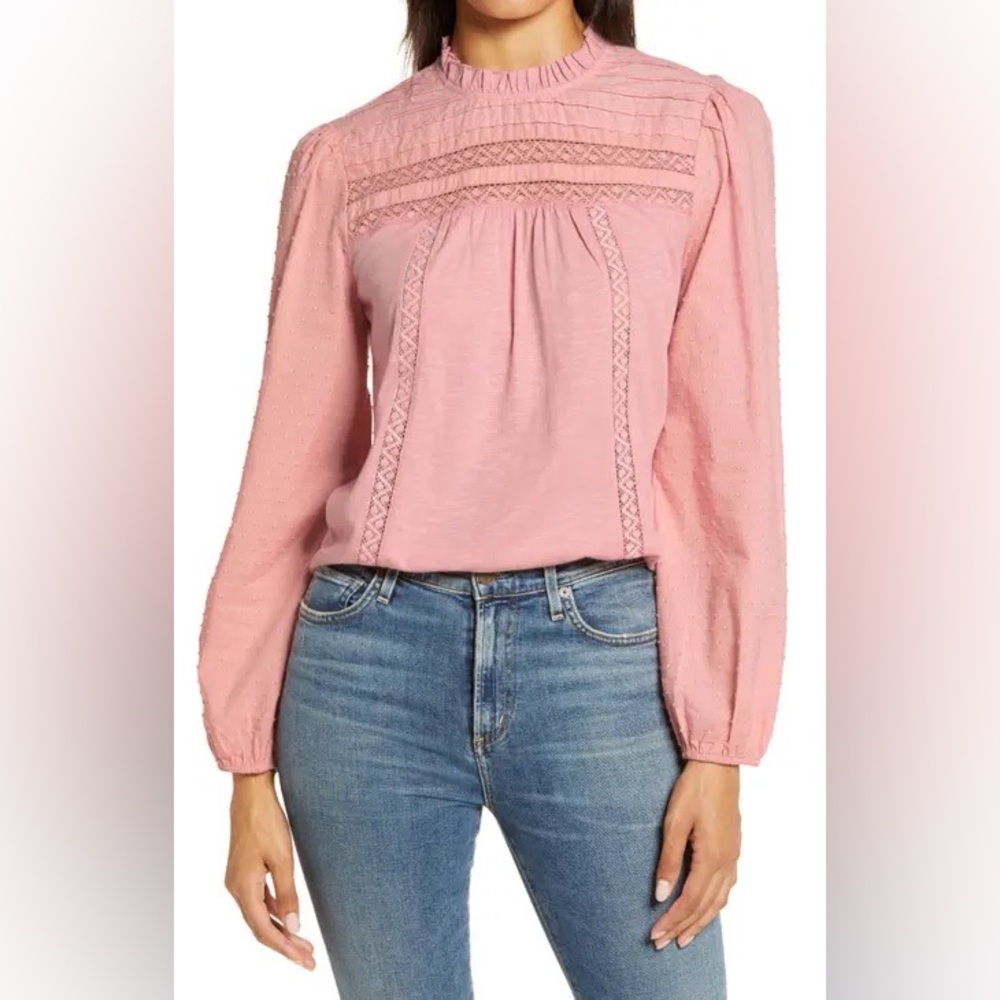 Caslon Pink Top
